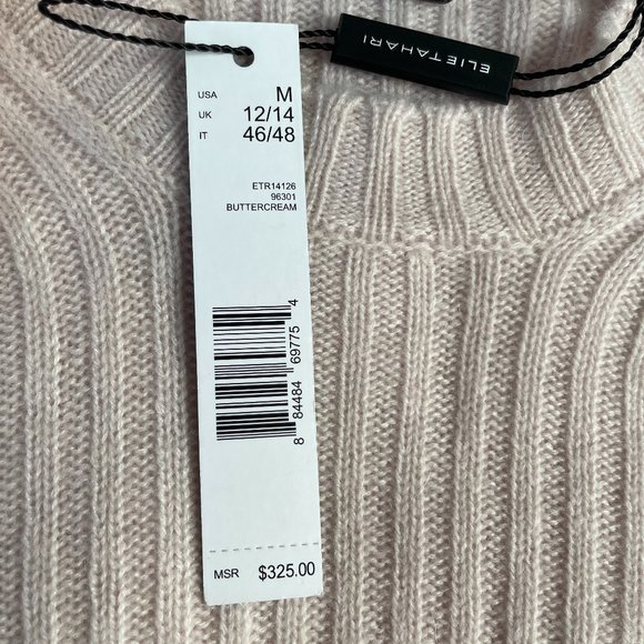 Cashmere Puff Shoulder Sweater from ElieTahari - Picture 5 of 6